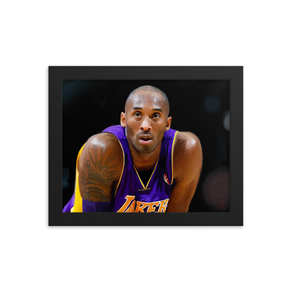 Kobe Bryant Framed Print